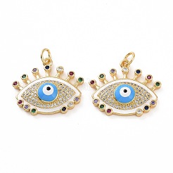 Латунные подвески из микро-паве&nbsp;KK-E068-VF019