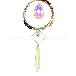 Подвесные украшения из натуральной смешанной каменной крошки&nbsp;G-Z051-01H