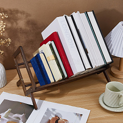 Книжные полки из бамбука для рабочего стола&nbsp;DJEW-WH0816-006