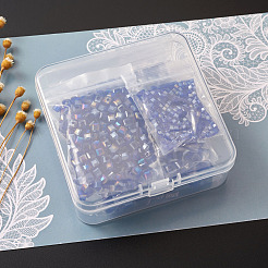 Стеклянные бусины с гальваническим покрытием &nbsp;EGLA-TA0001-03A