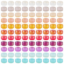 500 шт. окрашенные в духовой технике непрозрачные стеклянные бусины&nbsp;DGLA-TA0001-44