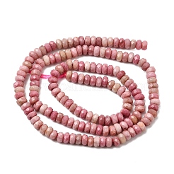 Природные родонит бисер нитей&nbsp;G-G343-A01-2x4mm