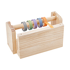 Деревянный диспенсер для клейкой ленты&nbsp;DIY-WH0308-618