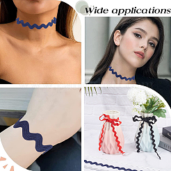 Волнистая бахрома из полиэстера&nbsp;OCOR-GF0003-44C-03