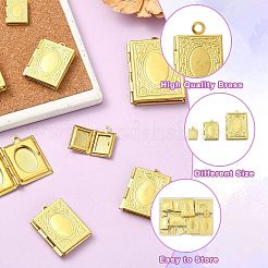 15шт 3 стиля латунные подвески-медальоны&nbsp;FIND-CJ0004-73