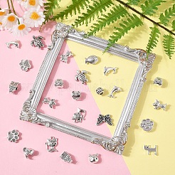 45шт 15 стиля бусины из сплава в тибетском стиле&nbsp;FIND-YW0006-32