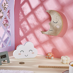 2 шт. 2 стиля декора стен из МДФ&nbsp;HJEW-FG0001-25