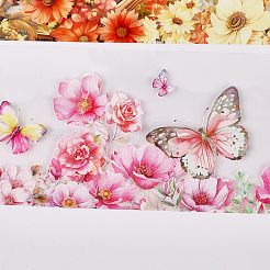 5 рулон 5-х цветных самоклеящихся бумажных декоративных наклеек для животных&nbsp;DIY-CP0012-92