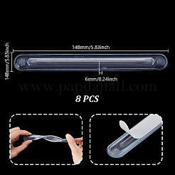 8 шт. самоклеящиеся силиконовые полоски для предотвращения столкновений&nbsp;SIL-GA0001-28