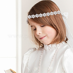 5 ярд отделки из органзы с цветочным кружевом&nbsp;SRIB-WR0001-12