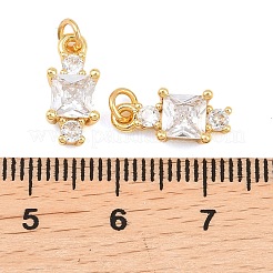 Латунные микро проложить кубического циркония подвески&nbsp;KK-F927-18G