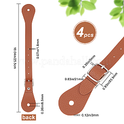 4 шт. ремни для шпор из искусственной кожи&nbsp;AJEW-GF0005-27B