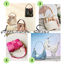 6 шт. 6-х цветные ручки для сумок из искусственной кожи pu&nbsp;FIND-PH0009-50