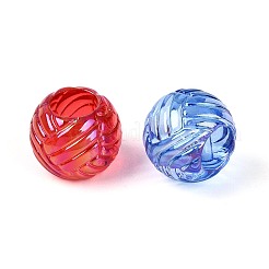 УФ-покрытие прозрачные акриловые европейские бусины&nbsp;TACR-T029-04M