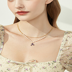 24шт 6 цвета сплава эмалевые подвески&nbsp;ENAM-LP0001-34