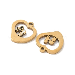 Подвески из нержавеющей стали 304 с эмалью&nbsp;STAS-I351-09G