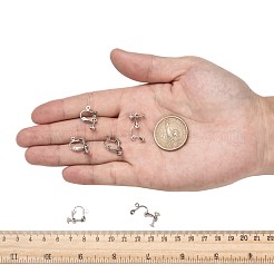 Латунный винт на клипсе свисающие подвески подвески фурнитура&nbsp;KK-M019-01P