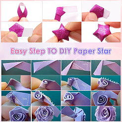 Удачливая бумага оригами DIY-SC0027-38D