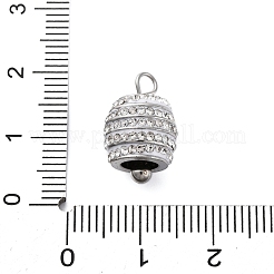 Подвески из нержавеющей стали 304 с кристаллами и стразами&nbsp;LS-STAS-H235-12P