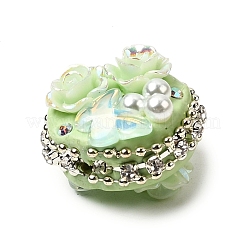 Ручной полимерной глины шариков Rhinestone&nbsp;CLAY-Z005-03D