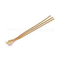 Большие кулоны из латуни с микропейвом и прозрачным фианитом&nbsp;LS-KK-G510-17G