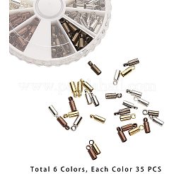 Латуни конце шнура&nbsp;KK-PH0036-04-NF