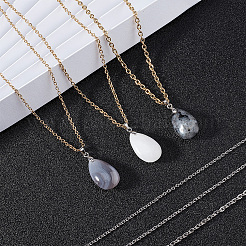 Ожерелье из нержавеющей стали 304 с цепочкой&nbsp;NJEW-UN0001-06