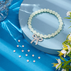 20шт 925 бусины из стерлингового серебра&nbsp;STER-PH0004-36A