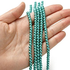 Стеклянные жемчужные бусины класса А&nbsp;LS-HY-J001-4mm-HX052