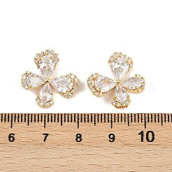 Латунные микро проложить кубического циркония подвески&nbsp;KK-H078-26G