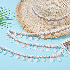 3 ярд полиэстера и отделка ракушками&nbsp;OCOR-PH0006-40