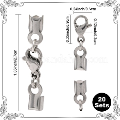 20 шт. карабины из нержавеющей стали 304&nbsp;STAS-YW0003-19