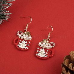 Болтающийся серьги сплава эмали&nbsp;FS-WGAD62B-01