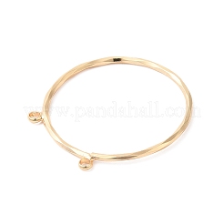 Латунные подвески с открытой задней панелью KK-O144-15G