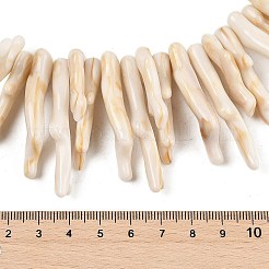 Нити бусин из непрозрачного акрила&nbsp;SACR-P033-01A