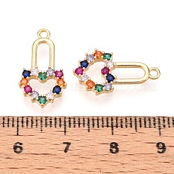 Латунные микро проложить кубического циркония подвески&nbsp;KK-N261-14G