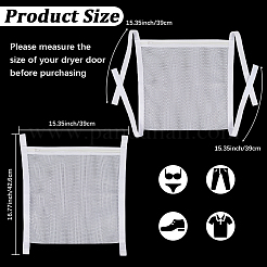 Мешки для хранения из полиэфирной сетки с застежкой-молнией&nbsp;ABAG-WH20001-14