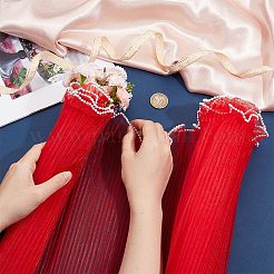 1 пакет полиэстеровая сетчатая бумага для упаковки букетов цветов&nbsp;OCOR-BC0007-29D