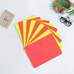 2 шт. ПВХ пластиковая карточка футбольного судьи&nbsp;AJEW-WH20121-16