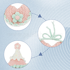 Комплекты из хлопкового ошейника для кошек и шапочки для питомцев&nbsp;AJEW-WH20006-344A