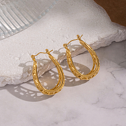 Винтажные серьги-кольца в форме полой звезды из нержавеющей стали 304.&nbsp;ZZ7170