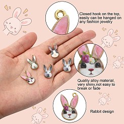 40шт 4 стиля подвески из сплава с эмалью&nbsp;ENAM-CJ0004-05