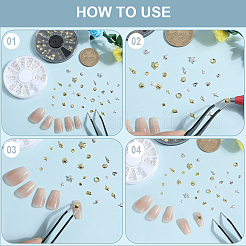 3 коробка кабошонов из сплава&nbsp;MRMJ-CP0001-51