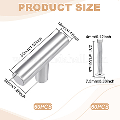 60 шт. ручка для ящика из нержавеющей стали&nbsp;AJEW-WA0001-61