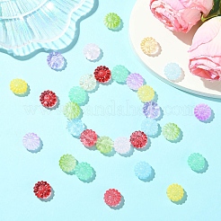 100шт 11 цвета прозрачные стеклянные бусины&nbsp;DGLA-CJ0001-02