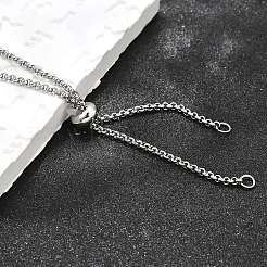 Регулируемые ожерелья-слайдеры из нержавеющей стали 304&nbsp;X-NJEW-L156-003P