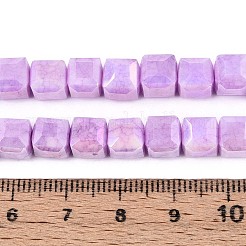 Антикоррозийные гальванические стеклянные бусины&nbsp;LS-GLAA-T025-8mm-10G