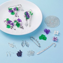 Сделай сам серьги&nbsp;DIY-X0098-91C