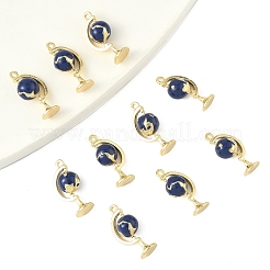 10шт подвески из эмалированного сплава с покрытием из светлого золота&nbsp;ENAM-FS0003-10