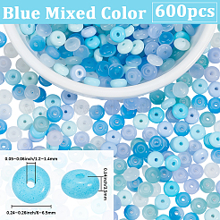 600 шт. Искусственные нефритовые стеклянные бусины&nbsp;DGLA-PA0001-06E